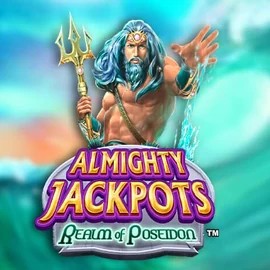 Almighty Jackpots – Realm of Poseidon game by Novomatic – logo hosted on Bet442 Casino