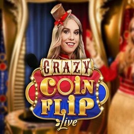 Crazy Coin Flip slot logo by Evolution at Bet442 CasinoCrazy Coin Flip