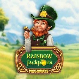 Rainbow Jackpots Megaways slot logo by Red Tiger Gaming at Bet442 Casino